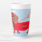 Dackel-Teufel Milchtasse (Vorderseite)