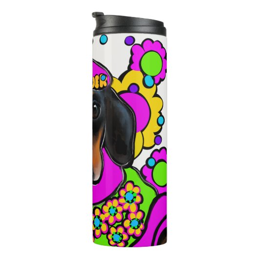 DACKEL THERMOSBECHER (Nach rechts gedreht)