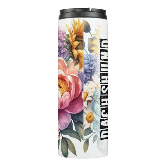 Dackel Thermosbecher (Rückseite)