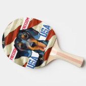 Dackel Tischtennis Schläger (Seitenansicht)