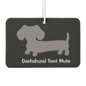 Dackel Toot Mute Air Freshener Autolufterfrischer (Vorderseite)