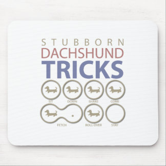 Dackel-Tricks, lustige Hundewitze Mousepad