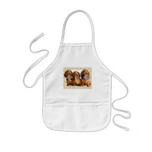 DACKEL-TRIO FÜR Mamma Schürze