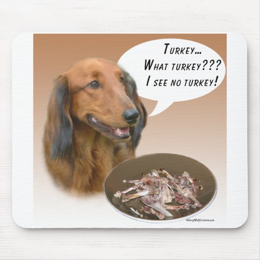 Dackel Türkei Mousepad (Vorne)