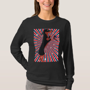 Dackel Unabhängigkeit Tag Niedliche Dackel Dackel T-Shirt