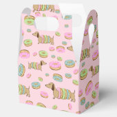 Dackel und Donuts Geschenkbox für Party Geschenkschachtel (Geöffnet)