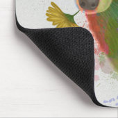 Dackel und Gläser Rainbow Splash Mousepad (Ecke)