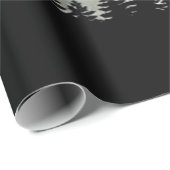 Dackel und MondHalloween Geschenkpapier (Rolleneckpunkt)