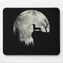 Dackel und MondHalloween