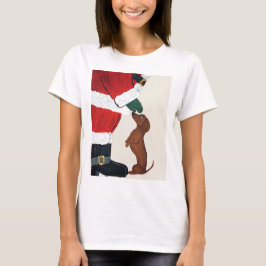 Dackel und Sankt T-Shirt