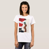 Dackel und Sankt T-Shirt (Vorne ganz)