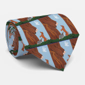 Dackel und St Francis Krawatte (Gerollt)