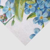 Dackel und Vergessen-Ich-Nots Seidenpapier (Detail)