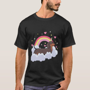 Dackel Unicorn Wienercorn T-Shirt