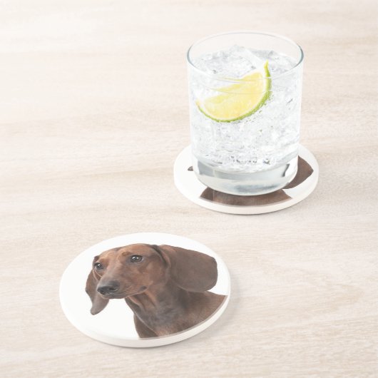 Dackel Untersetzer (Seite)