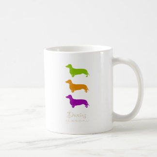 Dackel - ursprüngliche kunstvolle Entwürfe der Kaffeetasse