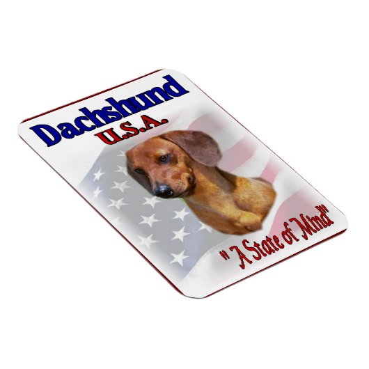 DACKEL USA MAGNET (Rechte Seite)