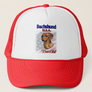 Dackel USA patriotisch Truckerkappe