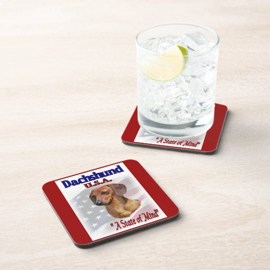 DACKEL USA UNTERSETZER (Rechte Seite)