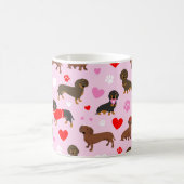 Dackel Valentine Kaffeetasse (Mittel)
