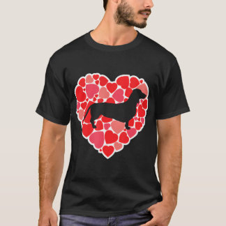 Dackel Valentinstag Dackel T-Shirt