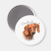 DACKEL VATER 2 MAGNET (Vorderseite/Rückseite)