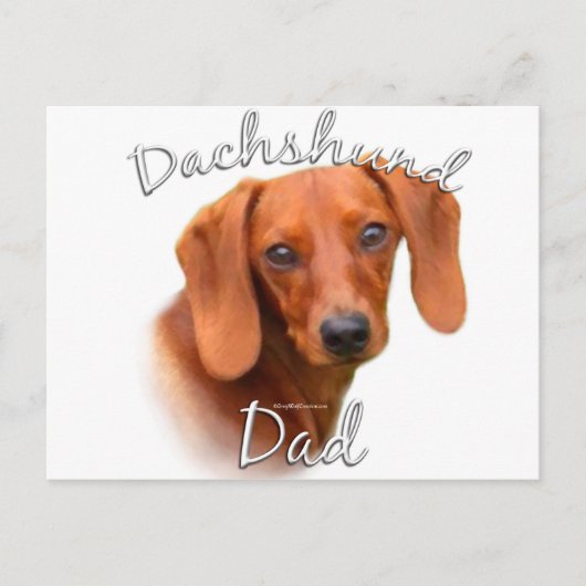 DACKEL VATER 2 POSTKARTE (Vorderseite)