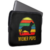 Dackel Vater Besitzer Laptopschutzhülle (Vorne Rechts)