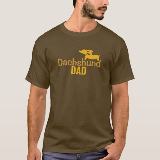 Dackel Vater Dackel Dog Daddy Shirt (Vorderseite)