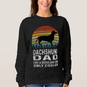 Dackel Vater Dackel Hund Retro Dackel Sweatshirt