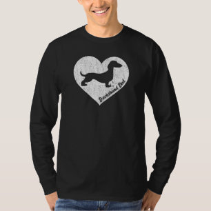 Dackel Vater Dackel Teckel Dachshund Dose Haustier T-Shirt