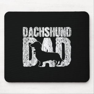 Dackel Vater Dackel Vater Vatertag Vintag Gi Mousepad