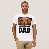 DACKEL VATER DOG T - SHIRT (Vorne ganz)