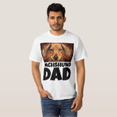 DACKEL VATER DOG T - SHIRT (Vorne ganz)