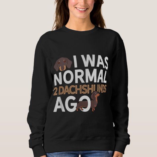 Dackel Vater Funny Dackel Hund Lover Dackel Multip Sweatshirt (Vorderseite)