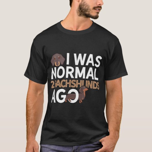 Dackel Vater Funny Dackel Hund Lover Dackel Multip T-Shirt (Vorderseite)