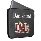 Dackel Vater Geschenke Laptopschutzhülle (Vorne Rechts)