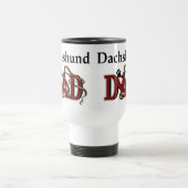 Dackel VATER Geschenke Reisebecher (Mittel)
