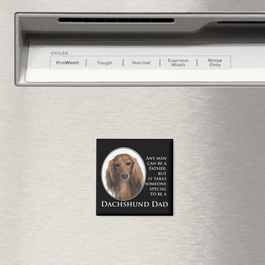 Dackel Vater Magnet (In Situ (Geschirrspüler))