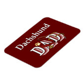 Dackel Vater Magnet (Linke Seite)