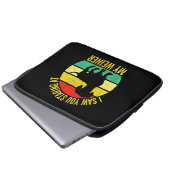 Dackel Vater Männer Laptopschutzhülle (Vorne Knopf)