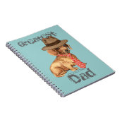 Dackel Vater Notizblock (Rechte Seite)