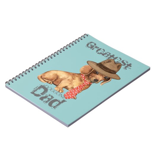 Dackel Vater Notizblock (Linke Seite)