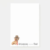 Dackel Vater Post-it Klebezettel (Vorderseite)