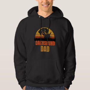 Dackel Vater Retro Vita für Väter Dackel Hoodie