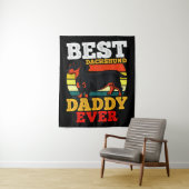 Dackel Vater Retro Wandteppich (Beispiel)