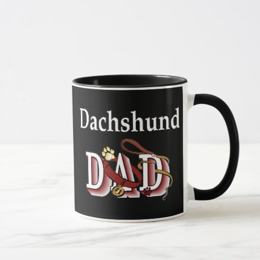 Dackel Vater Tasse (Rechts)