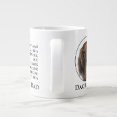 Dackel-Vater-Tunnel-bohrwagenTasse Jumbo-Tasse (Rückseite)