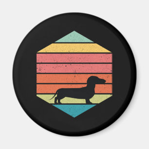 Dackel Vintag Retro Classic Magnet