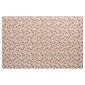 Dackel Vintage Blumencreme Stoff (Fat Quarter (45,7 x 55,9 cm))